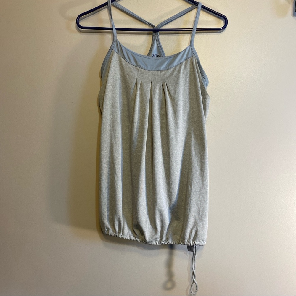 C9 Champion Athletic‎ Racer back Tank Top W/ Built In Bra Sz M Grey